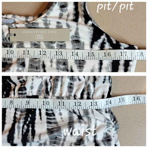 TART Collection Quin Tie-Dye Ruched Sleeveless Mini Dress - Picture 9 of 16